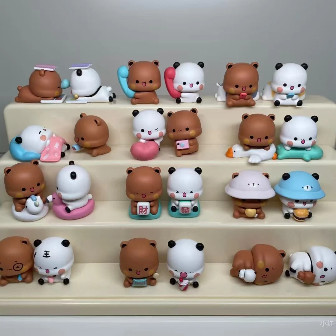 New Valentines Gift Kawaii Model Doll Yier And Bubu V3 Mystery Box Figure Bubu And Dudu Figure Couple Daily Series Ornament Toy
