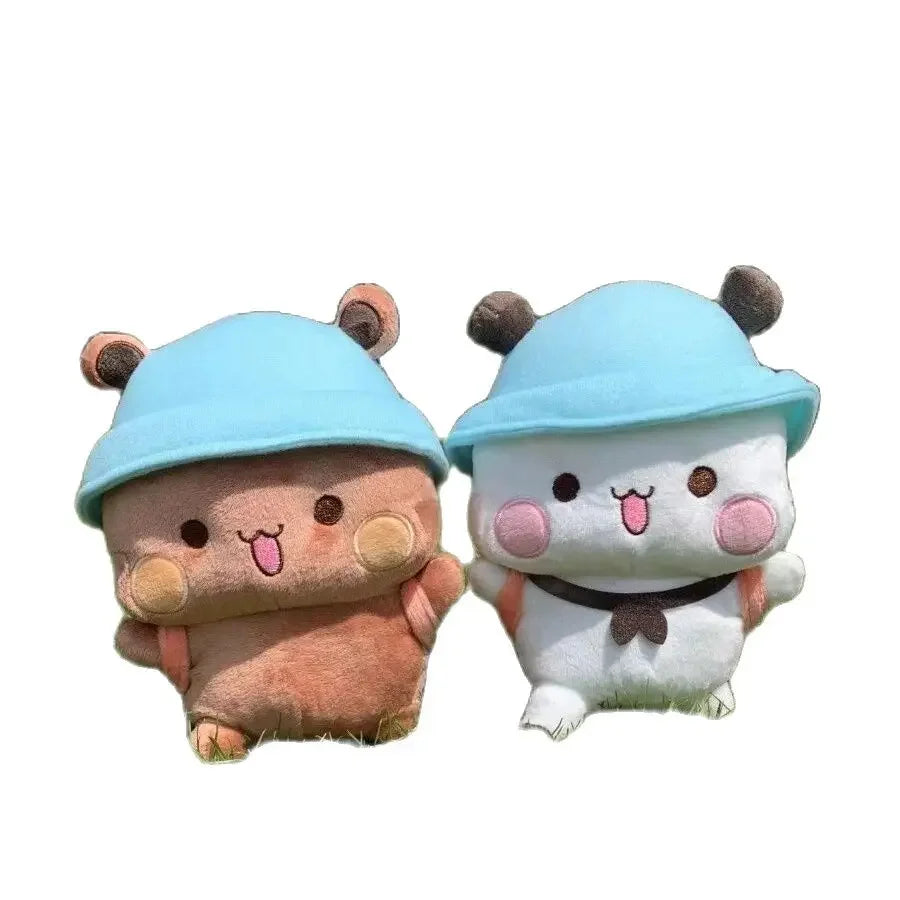 Cute Bubu Dudu Plush Toy Milk Bubble Tea Plushie Yier Panda Bear Doll Lovely Cartoon Stuffed Home Decoration Christmas Gift