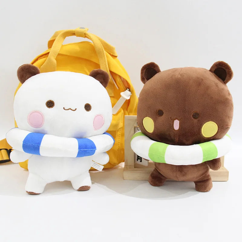 20cm 2pcs Bubu And Dudu Panda Plush Cute Cartoon Panda Bear Doll Kawaii Stuffed Soft Pillow Toy Children'S Day Gifts For Kids