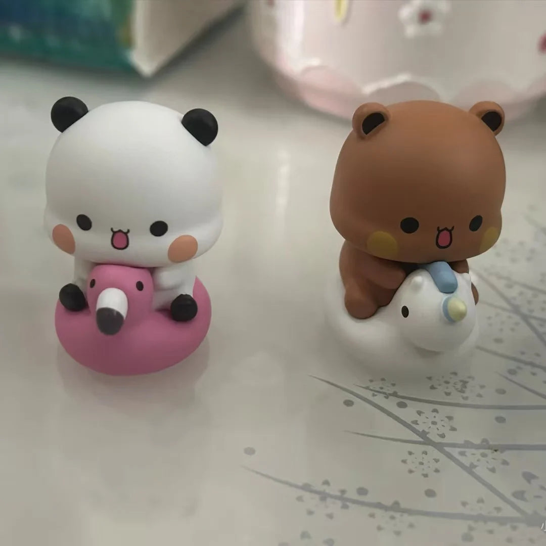 New Valentines Gift Kawaii Model Doll Yier And Bubu V3 Mystery Box Figure Bubu And Dudu Figure Couple Daily Series Ornament Toy