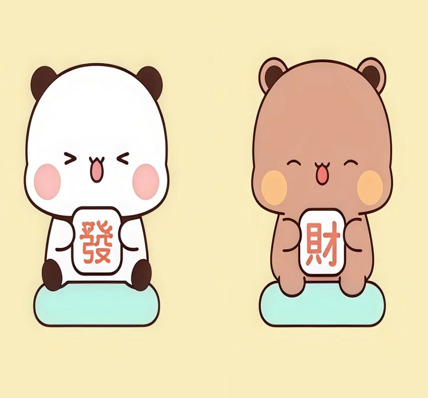 New Valentines Gift Kawaii Model Doll Yier And Bubu V3 Mystery Box Figure Bubu And Dudu Figure Couple Daily Series Ornament Toy
