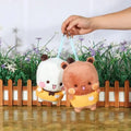 20cm 2pcs Bubu And Dudu Panda Plush Cute Cartoon Panda Bear Doll Kawaii Stuffed Soft Pillow Toy Children'S Day Gifts For Kids