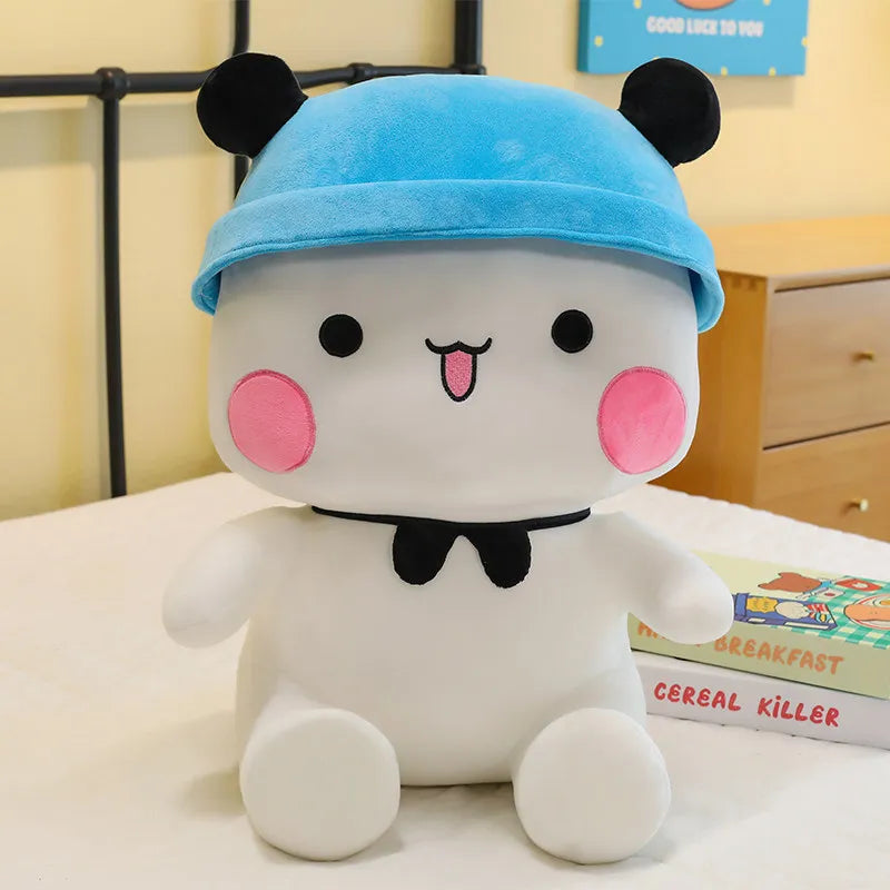 40/60cm Bubu And Dudu Panda Plush Toys Couple Cushion Doll Kawaii Stuffed Animals Soft Accompany Doll Toys Collectible Gifts
