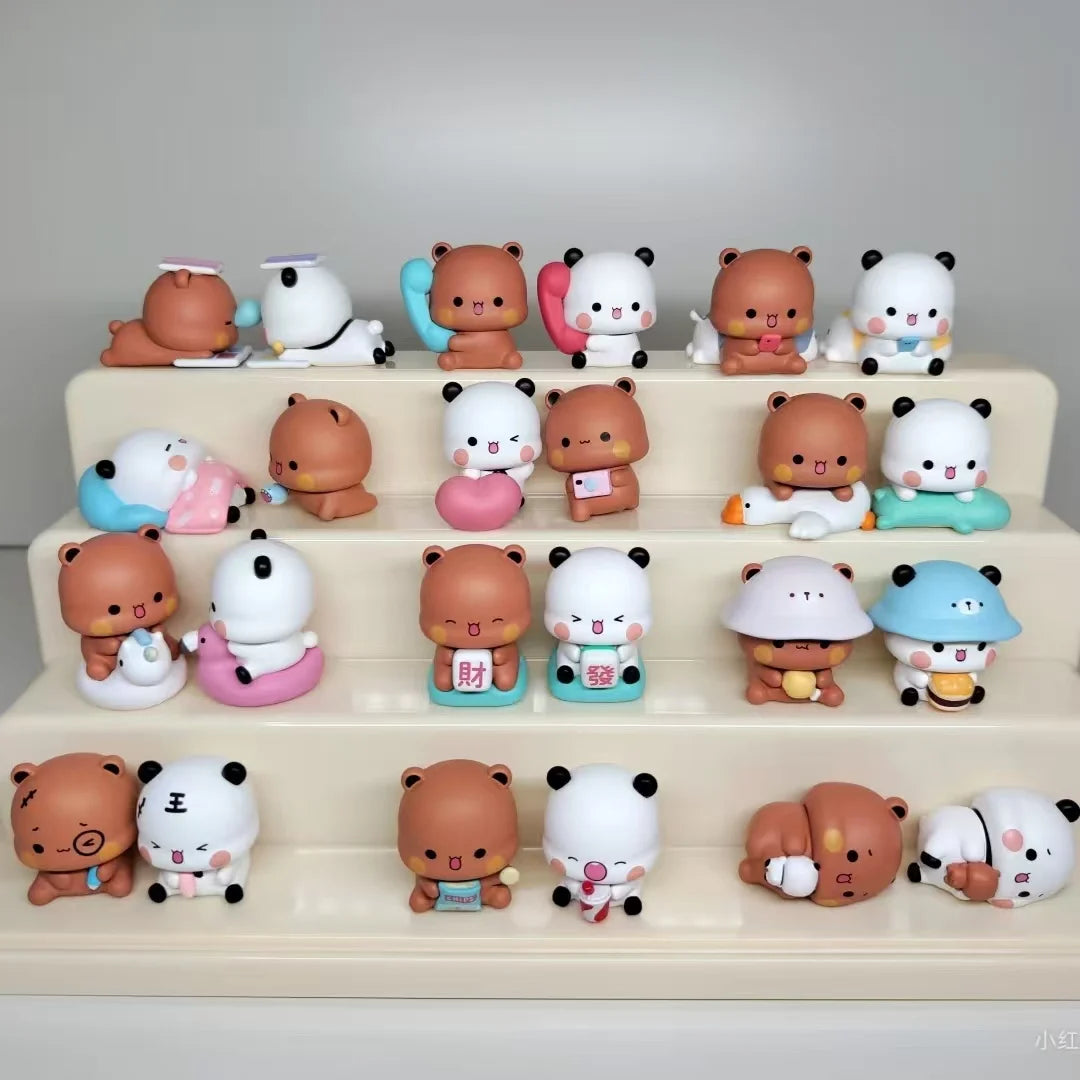 New Valentines Gift Kawaii Model Doll Yier And Bubu V3 Mystery Box Figure Bubu And Dudu Figure Couple Daily Series Ornament Toy