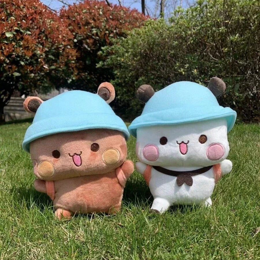Cute Bubu Dudu Plush Toy Milk Bubble Tea Plushie Yier Panda Bear Doll Lovely Cartoon Stuffed Home Decoration Christmas Gift