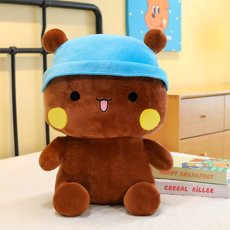40/60cm Bubu And Dudu Panda Plush Toys Couple Cushion Doll Kawaii Stuffed Animals Soft Accompany Doll Toys Collectible Gifts