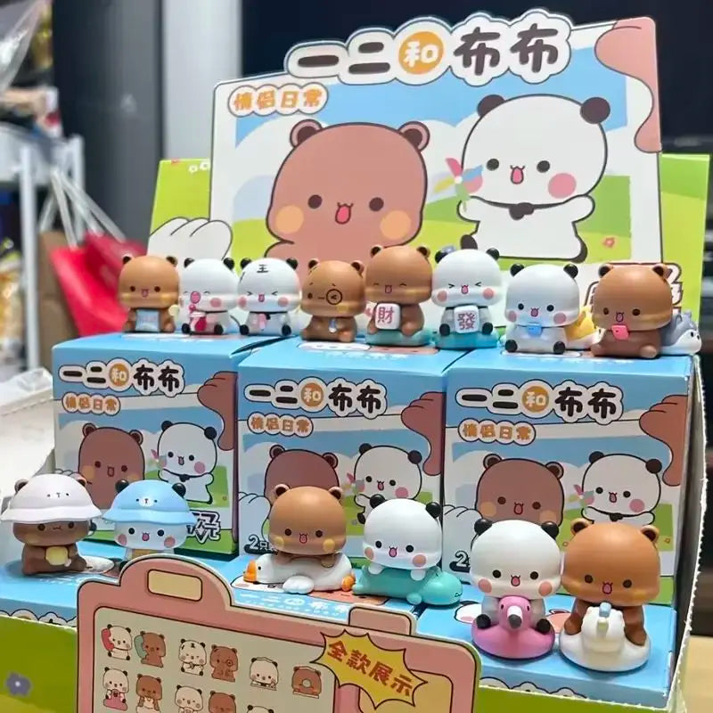 Genuine Yier Bubu Dudu Blind Box Daily Life Series Collectible Kawaii Mini Figure Desk Decor Ornament Surprise Birthday Gift