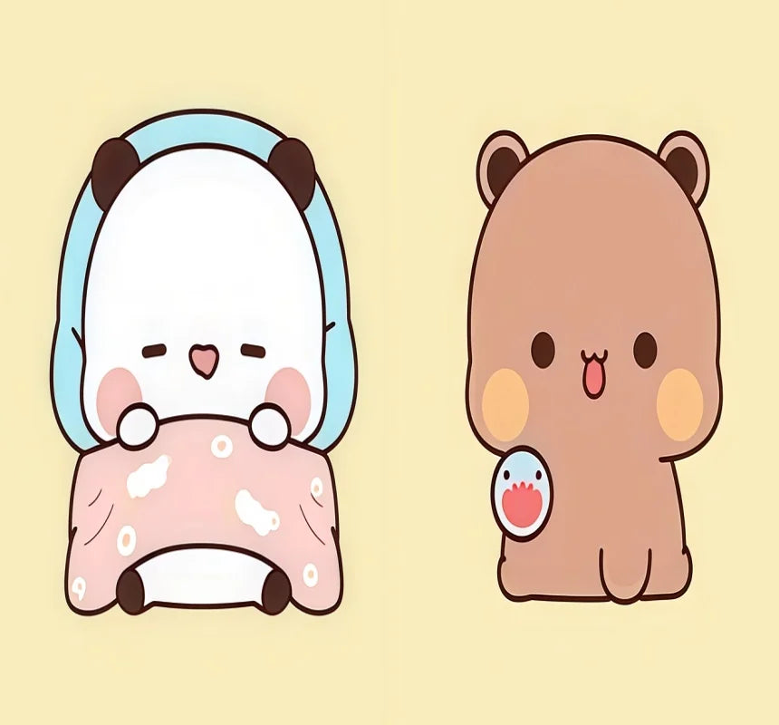 New Valentines Gift Kawaii Model Doll Yier And Bubu V3 Mystery Box Figure Bubu And Dudu Figure Couple Daily Series Ornament Toy