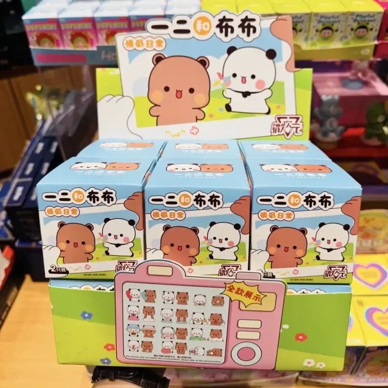 Genuine Yier Bubu Dudu Blind Box Daily Life Series Collectible Kawaii Mini Figure Desk Decor Ornament Surprise Birthday Gift