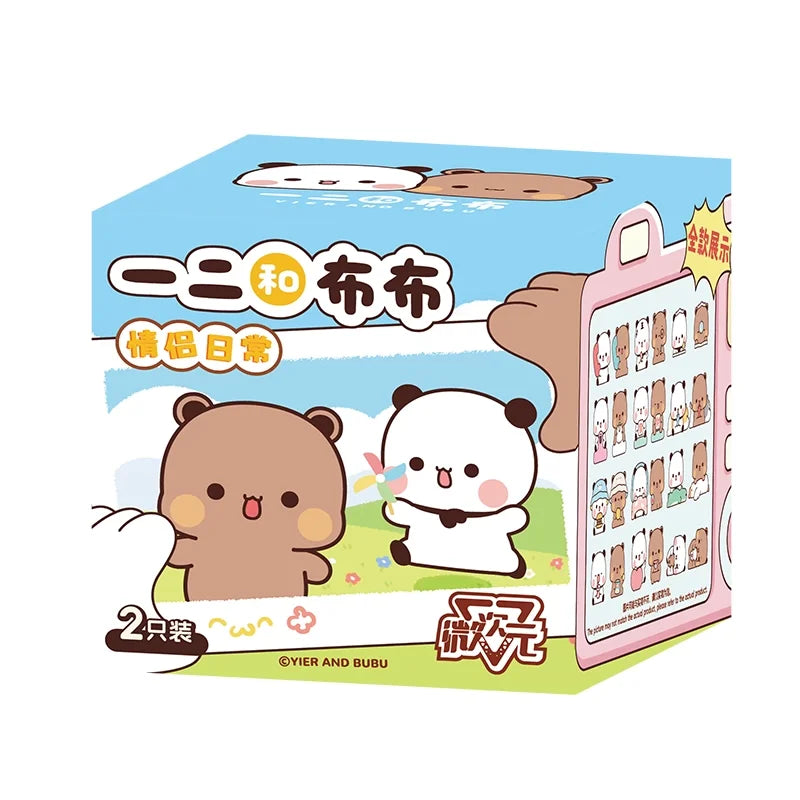 New Valentines Gift Kawaii Model Doll Yier And Bubu V3 Mystery Box Figure Bubu And Dudu Figure Couple Daily Series Ornament Toy