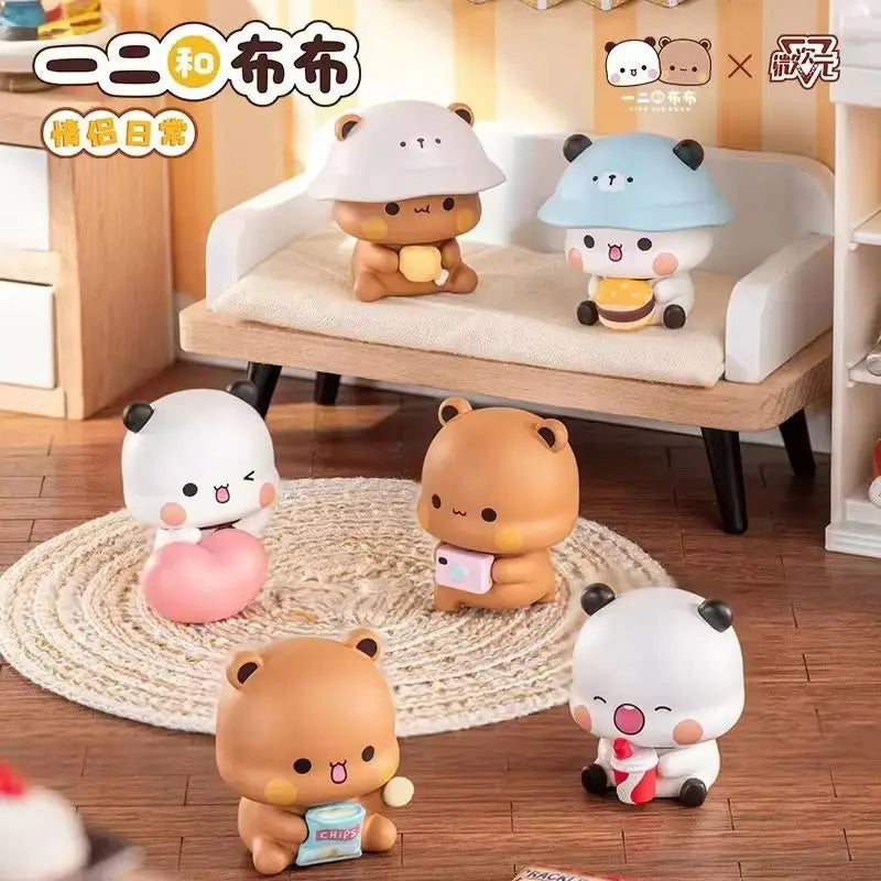 Genuine Yier Bubu Dudu Blind Box Daily Life Series Collectible Kawaii Mini Figure Desk Decor Ornament Surprise Birthday Gift
