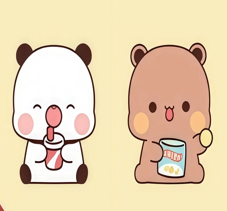 New Valentines Gift Kawaii Model Doll Yier And Bubu V3 Mystery Box Figure Bubu And Dudu Figure Couple Daily Series Ornament Toy