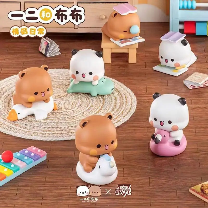 Genuine Yier Bubu Dudu Blind Box Daily Life Series Collectible Kawaii Mini Figure Desk Decor Ornament Surprise Birthday Gift