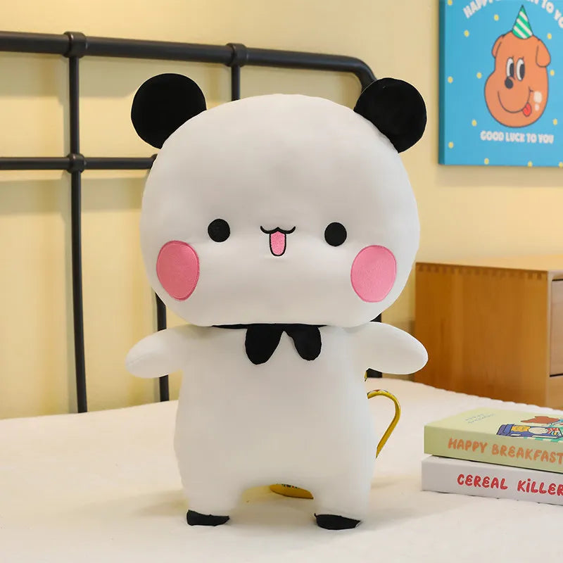 40/60cm Bubu And Dudu Panda Plush Toys Couple Cushion Doll Kawaii Stuffed Animals Soft Accompany Doll Toys Collectible Gifts